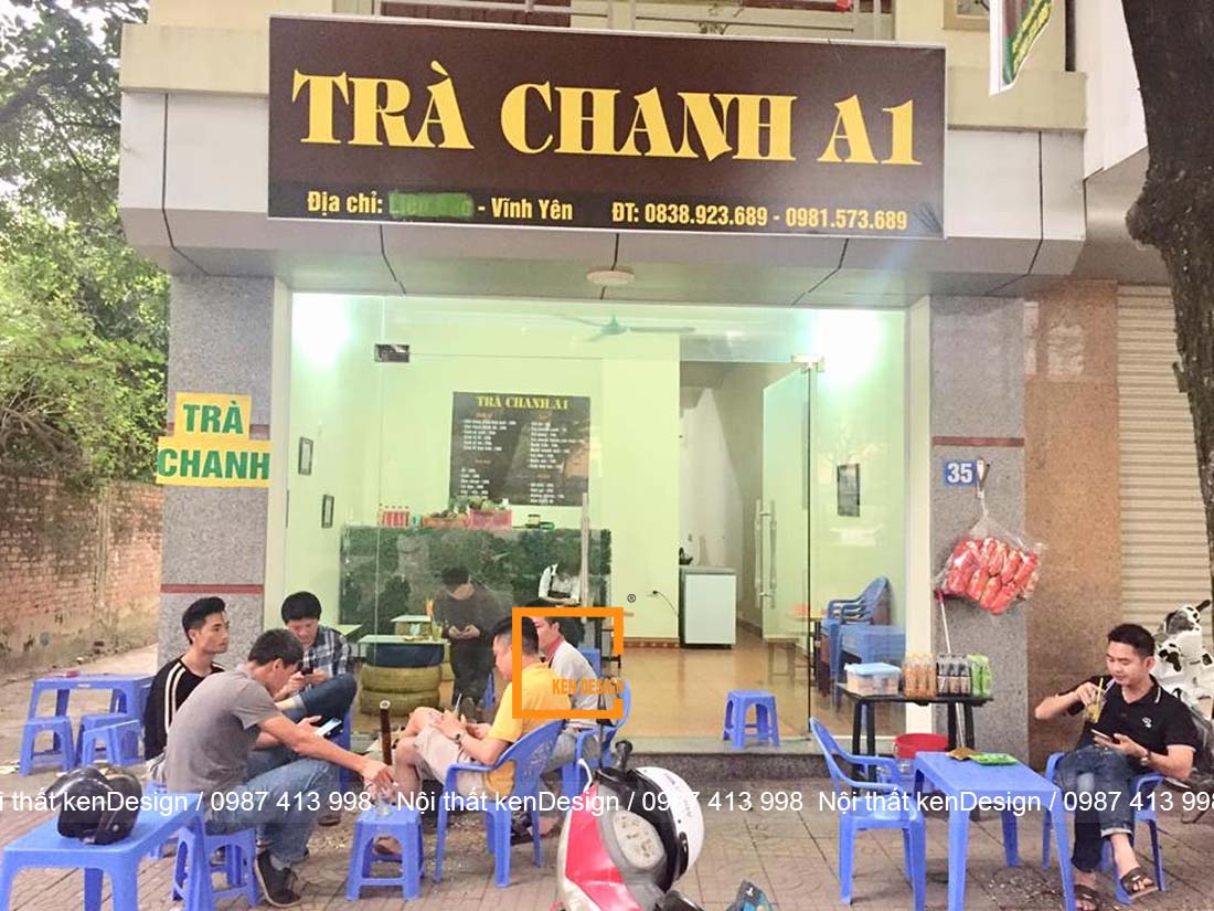 Tại sao nên thiết kế quán trà chanh?